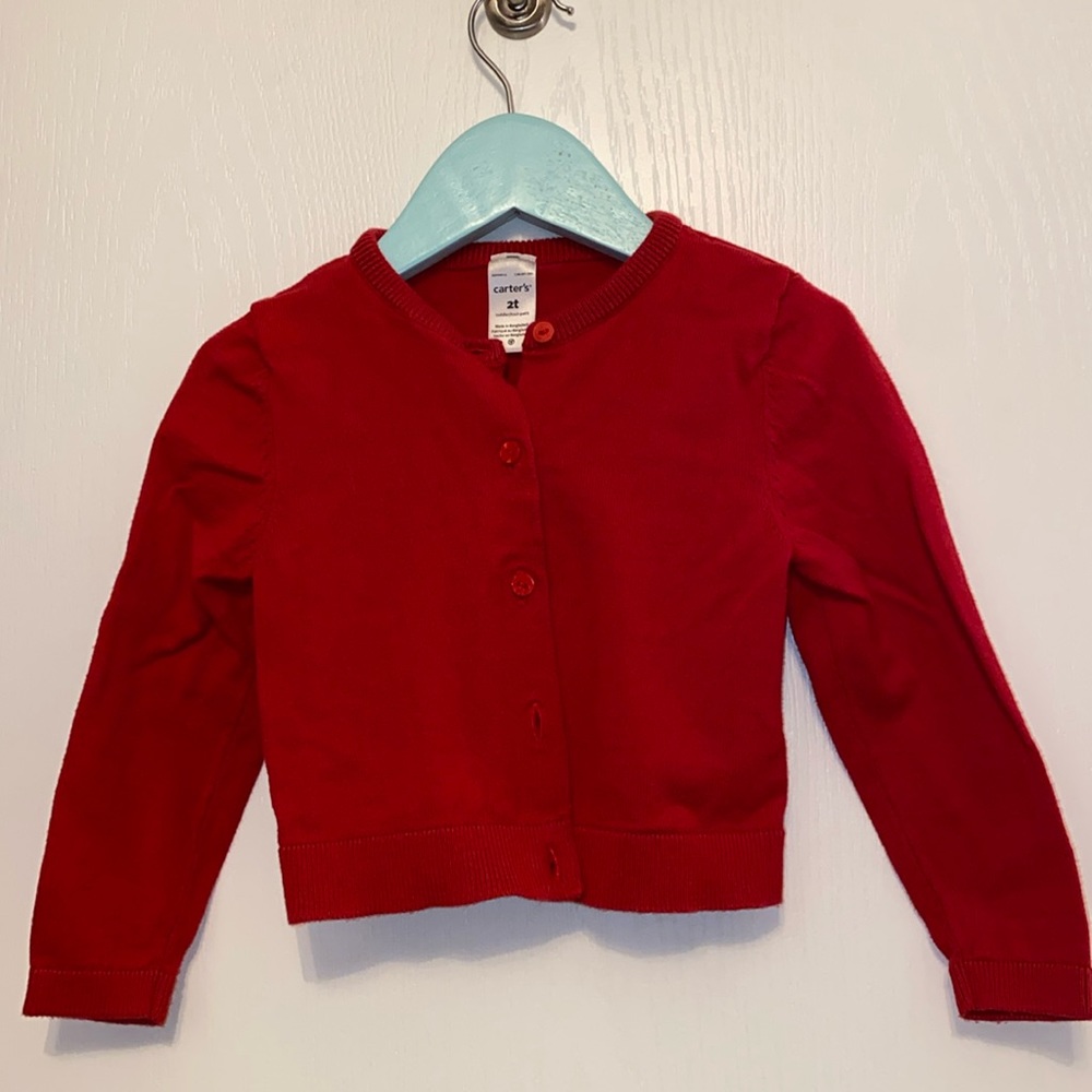 3 for 15 Carter’s red sweater